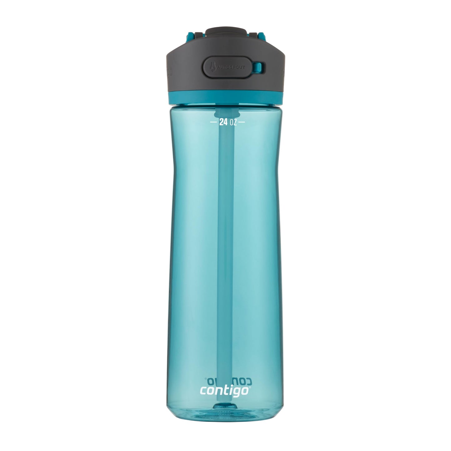 Contigo Ashland 2.0 Water Bottle with Straw and Leak-Proof Locking Lid, BPA-Free Plastic, Dishwasher Safe, Juniper, 24 oz (709 mL) 🍁 All In One Marketplace Canada