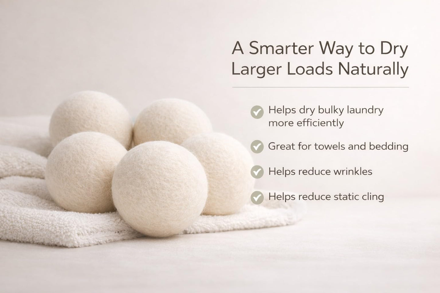Updated Version(Made of The Latest Shearing) Wool Dryer Balls Pack of 6 XL,Premium Reusable New Zealand Natural Fabric Softener,Saves Drying Time, Handmade Dryer Balls… 🍁 All In One Marketplace Canada