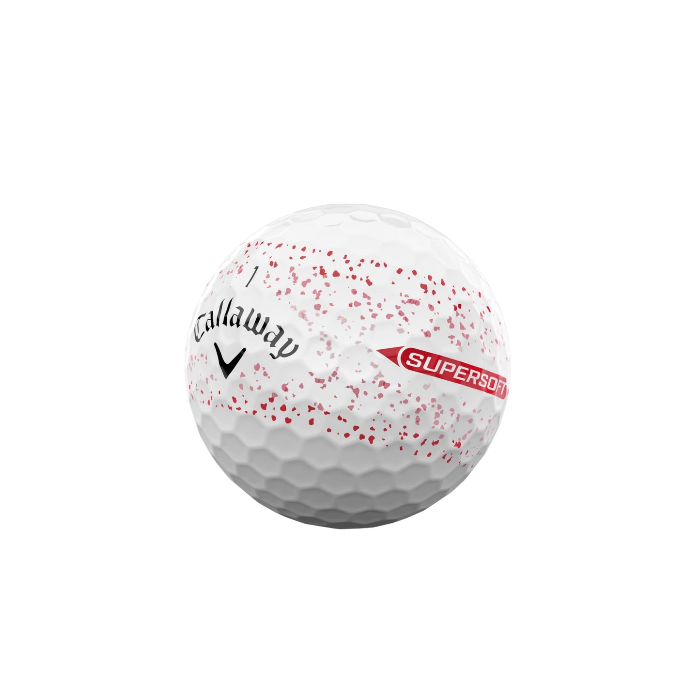 Callaway Golf Supersoft Golf Balls (2025, Red Splatter) 🍁 All In One Marketplace Canada