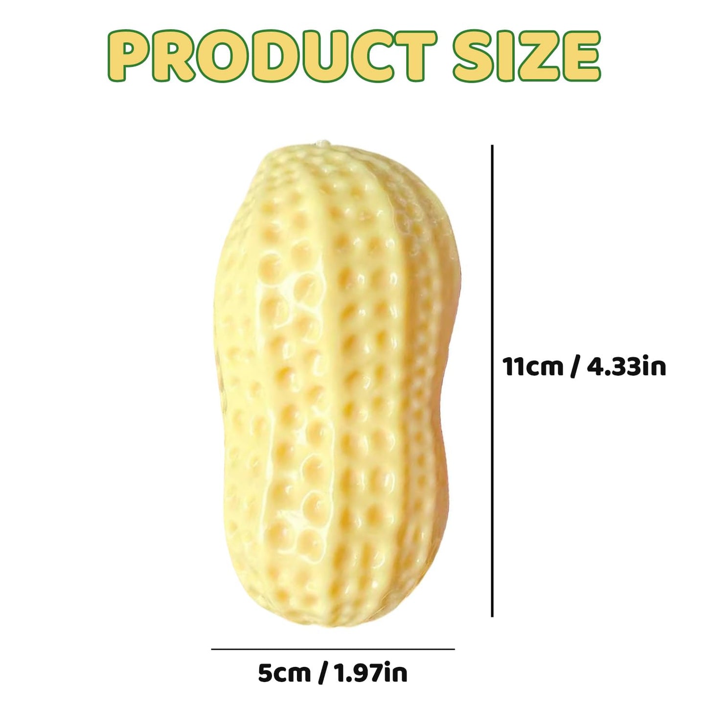 Peanut Squishies, Peanut Shape Stress Relief Ball Soft Squeeze Fidget, Soft Slow Rising Fidget Squeeze Soft Stress Relief Sensory Fidget for Adults Anxiety Relief Hand Relax for Office Desk Workers 🍁 All In One Marketplace Canada