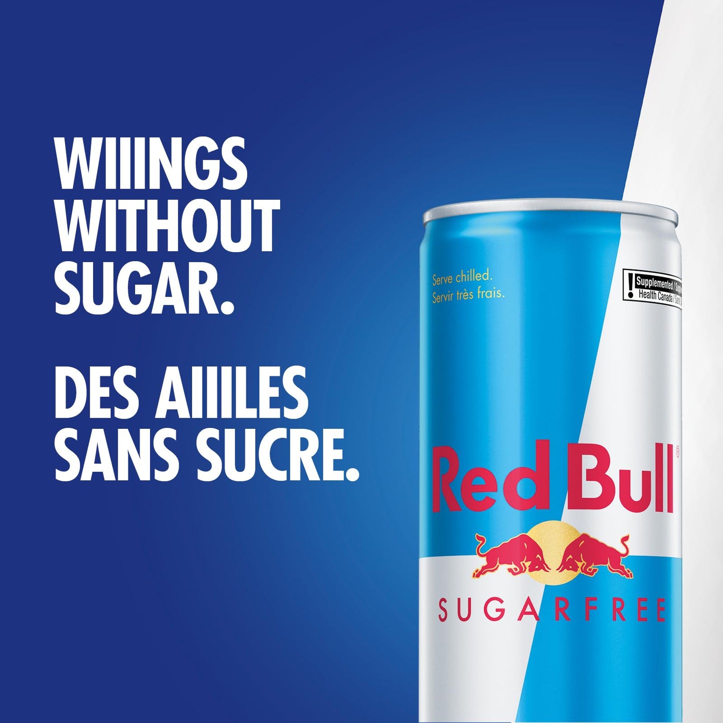 Red Bull Energy Drink, Sugar Free, 250 millilitre (Pack of 24) 🍁 All In One Marketplace Canada