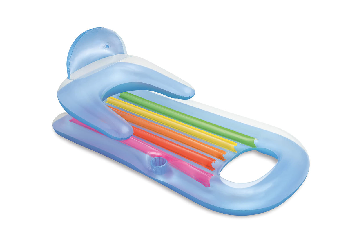 Intex King Kool Inflatable Lounge, 63" X 33.5", (Colors May Vary), 1 Pack 🍁 All In One Marketplace Canada