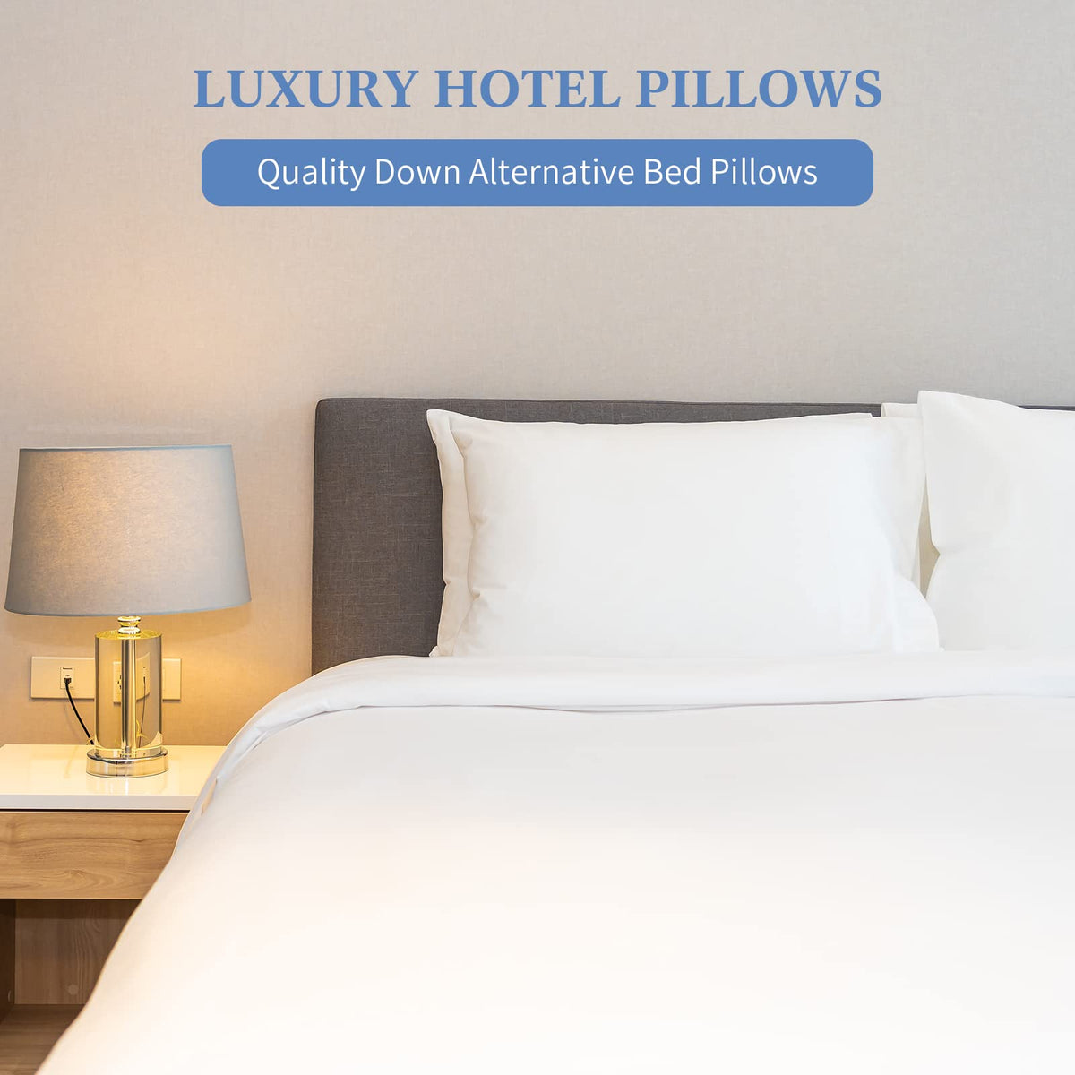 SHERWOOD Hotel Collection Soft Down Alternative Bed Pillows (Queen) 🍁 All In One Marketplace Canada