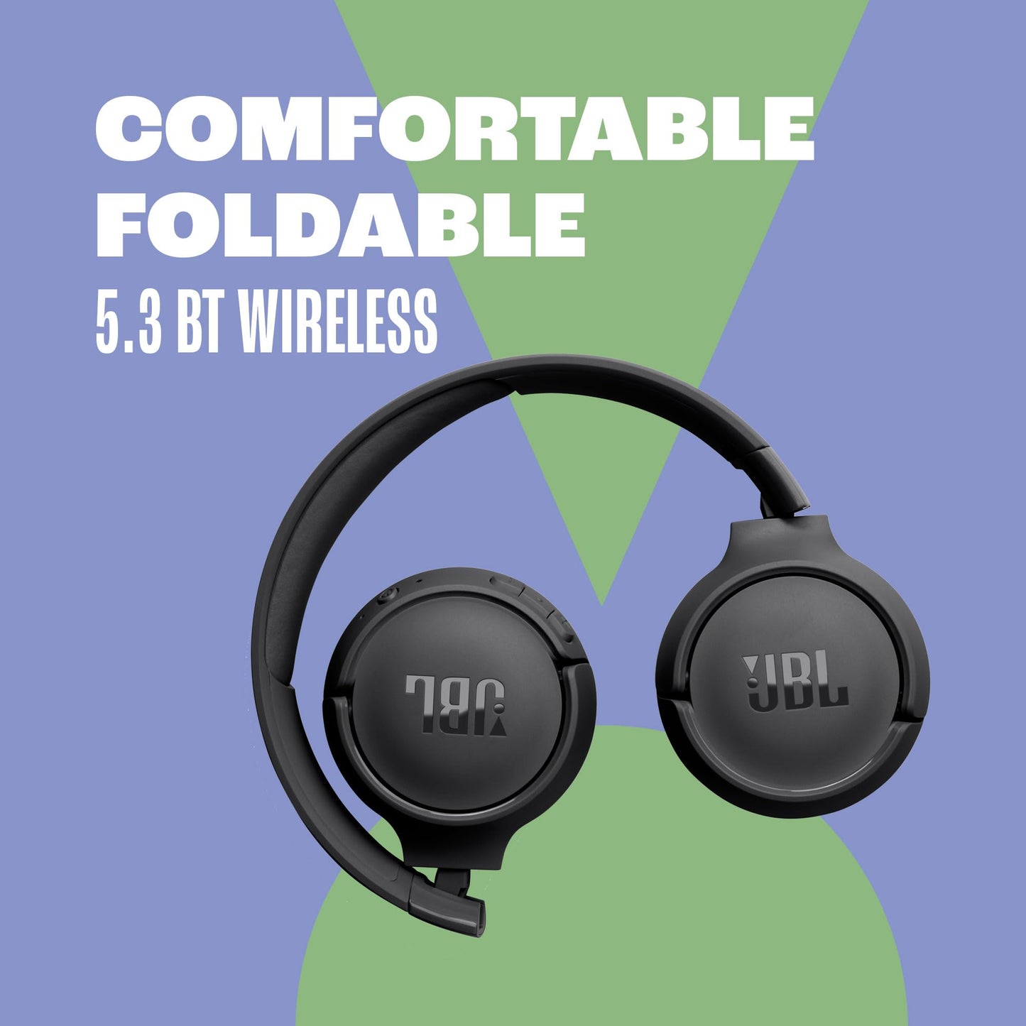 JBL Tune 520BT - Wireless On-Ear Headphones, Up to 57H Battery Life and Speed Charge, Lightweight, Comfortable and Foldable Design, Hands-Free Calls with Voice Aware (White) 🍁 All In One Marketplace Canada