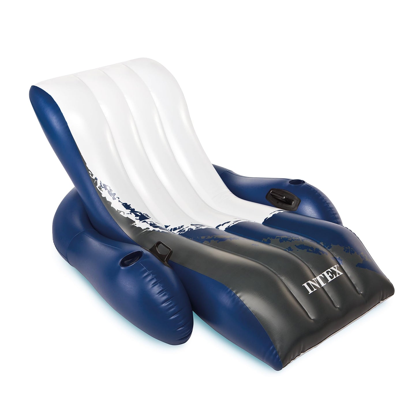 Intex Floating Recliner Inflatable Lounge, 71" X 53", Blue, 58868EP 🍁 All In One Marketplace Canada