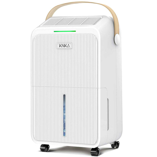Dehumidifier for Basement with Drain Hose Max 34 Pints, KNKA 2500 Sq.Ft Dehumidifiers for Home, Large Room, Bathroom, Three Operation Modes, Intelligent Humidity Control, Dry Clothes, 24HR Timer 🍁 All In One Marketplace Canada