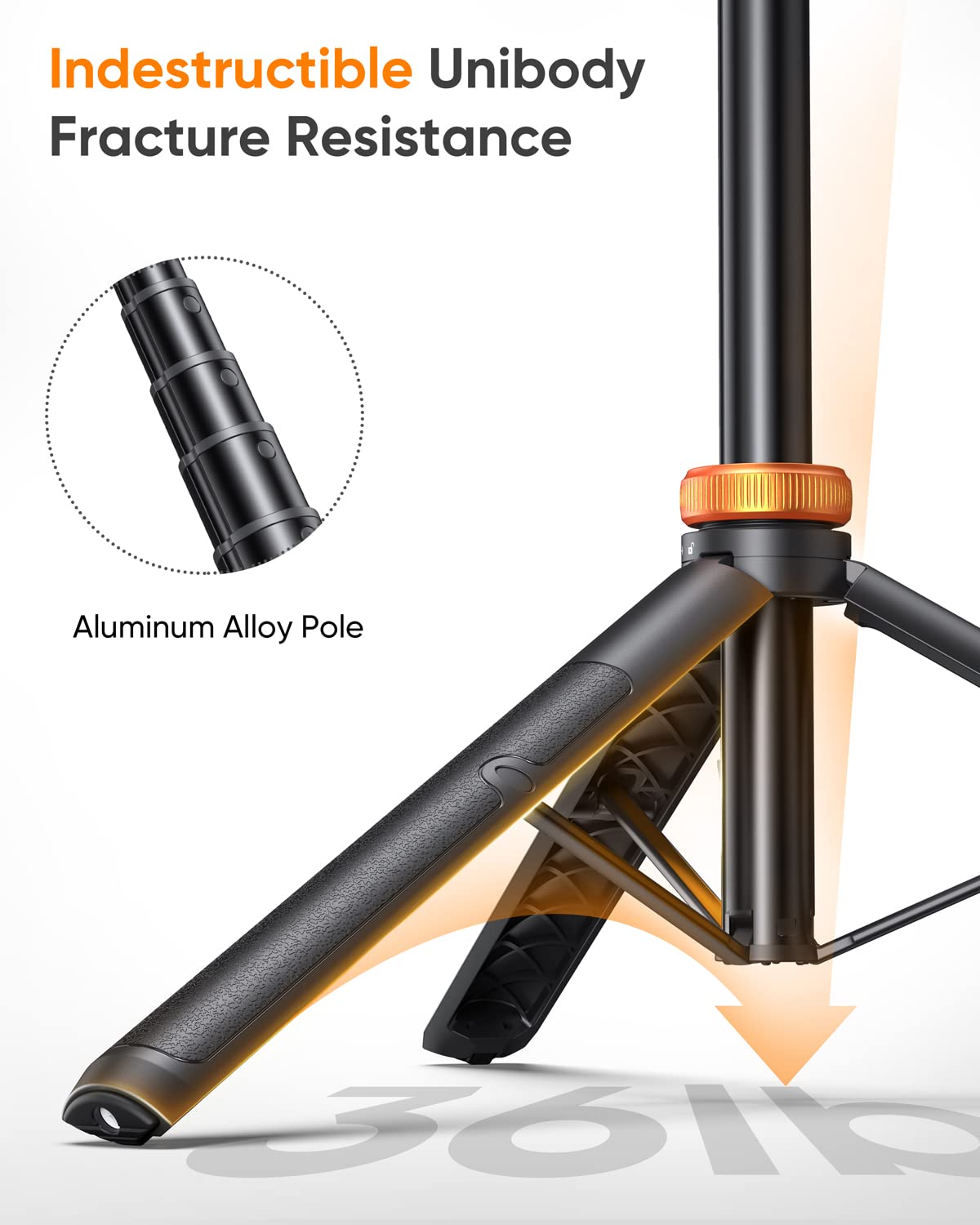EUCOS 62" Phone Tripod, Tripod for iPhone & Selfie Stick with Remote, Extendable Cell Phone Stand & Travel Tripod, Solidest Tripod for Phone Compatible with iPhone/Android 🍁 All In One Marketplace Canada