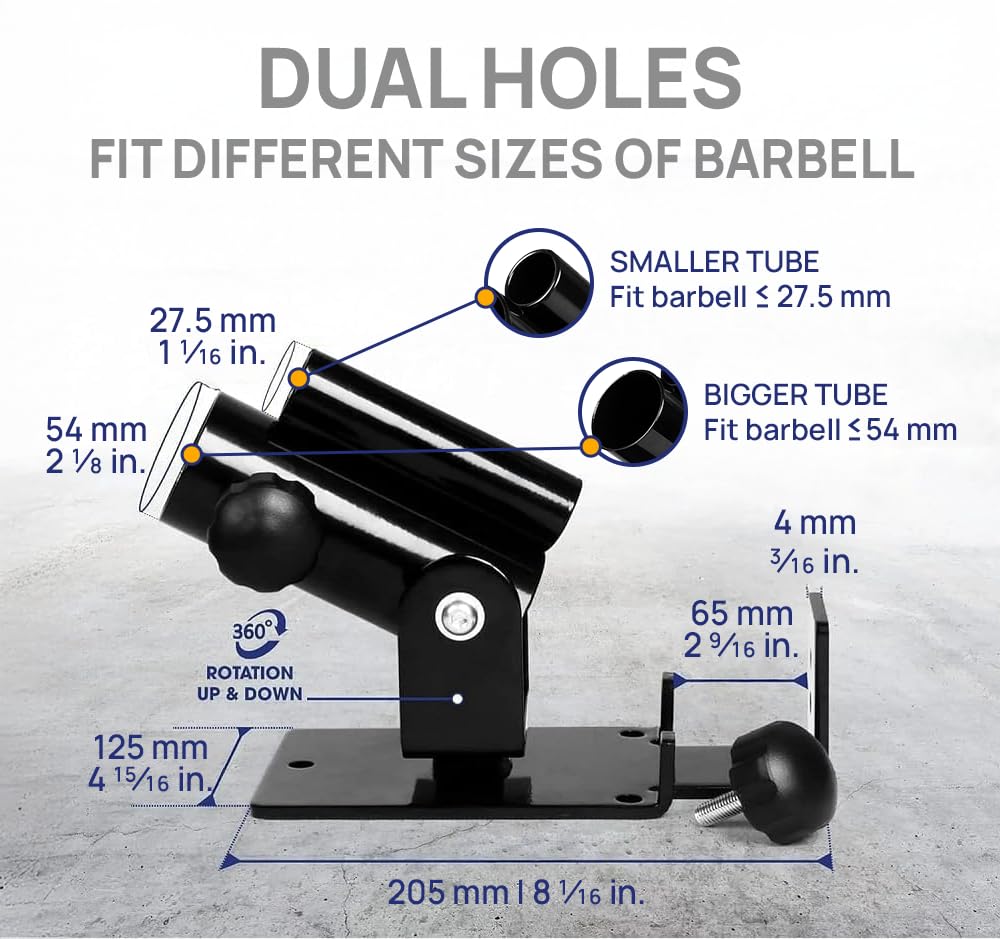 Yes4All Deluxe T-Bar Row Platform – Full 360° Swivel & Easy to Install – Fits 1” Standard and 2” Olympic Bars 🍁 All In One Marketplace Canada