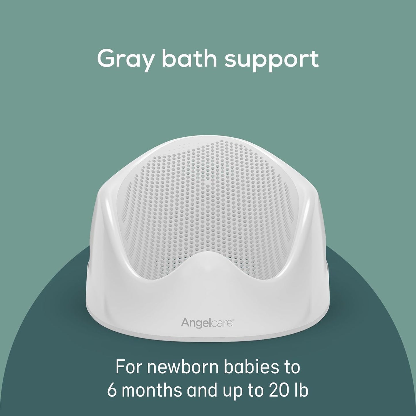 Angelcare Baby Bath Support, Grey, for Babies Less Than 6 Months of Age, Made in Canada 🍁 All In One Marketplace Canada