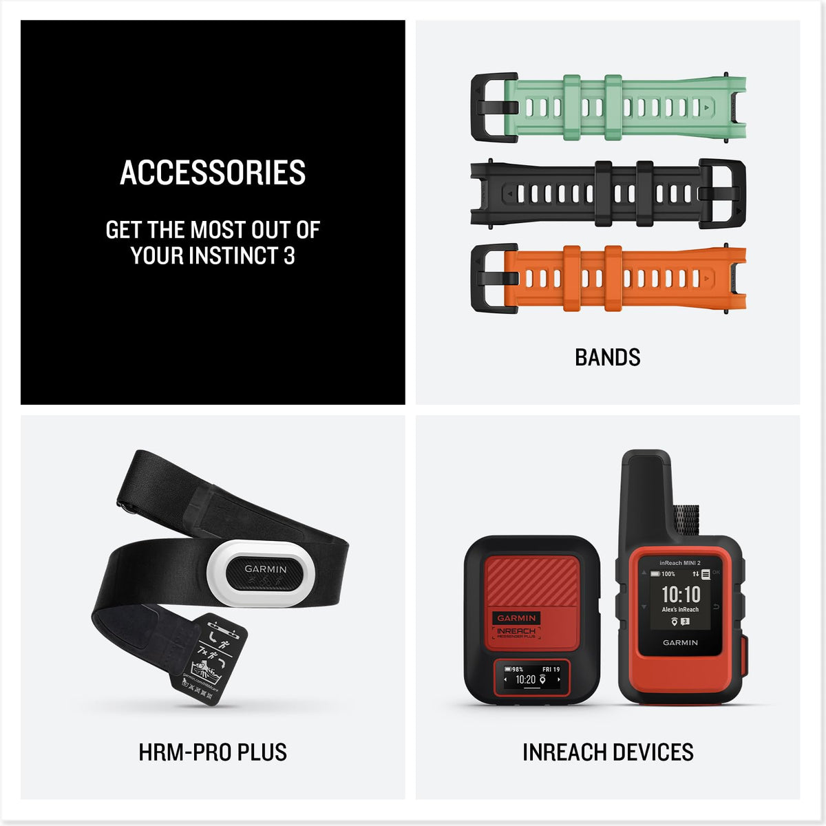 Garmin Instinct® 3 45mm, AMOLED Display, Rugged Outdoor GPS Smartwatch, Metal-Reinforced Bezel, Built-in Flashlight, Up to 18 Days of Battery Life, Black 🍁 All In One Marketplace Canada