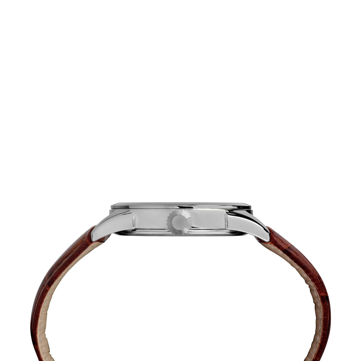 Timex Men's TW2R63800 Easy Reader 38mm Brown/Blue Croco Pattern Leather Strap Watch 🍁 All In One Marketplace Canada