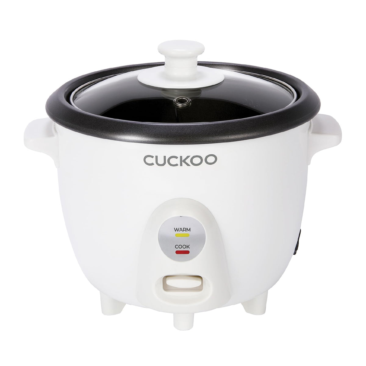CUCKOO One Touch Rice Cooker 3-Cup (Uncooked) / 6-Cup (Cooked), Mini Rice Cooker & Warmer with Steamer Tray, Versatile Grain Cooker, Soup Maker, Auto Keep Warm, White (CR-0301C) 🍁 All In One Marketplace Canada