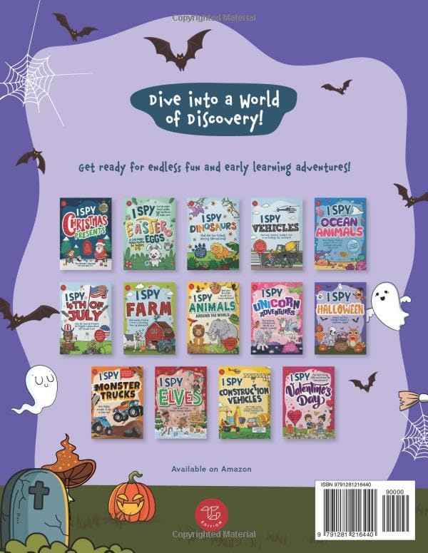 I Spy Halloween: Search and Find Friendly Monsters on Halloween Night! A Cute Halloween Gift for Toddlers