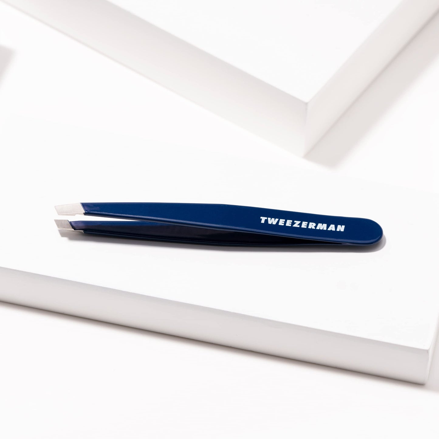 Tweezerman Exclusive Evening Blue Slant Tweezer - Hair Removal Tweezers, Stainless Steel 🍁 All In One Marketplace Canada