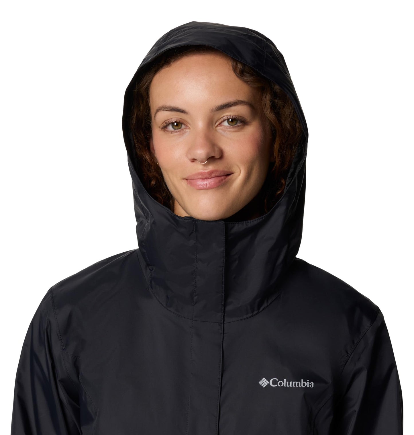 Columbia Womens Arcadia II Waterproof Rain Jacket, Black, Small 🍁 All In One Marketplace Canada