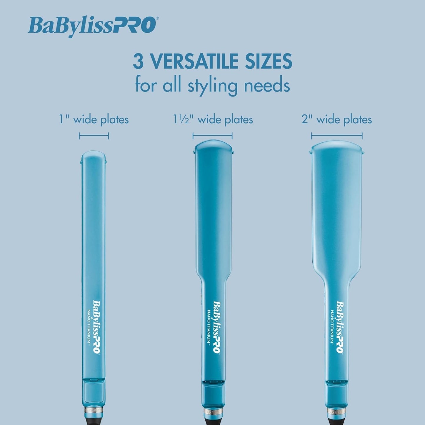 BaBylissPRO 1" Wide Nano Titanium & Ceramic Ultra-Slim Straightener 🍁 All In One Marketplace Canada