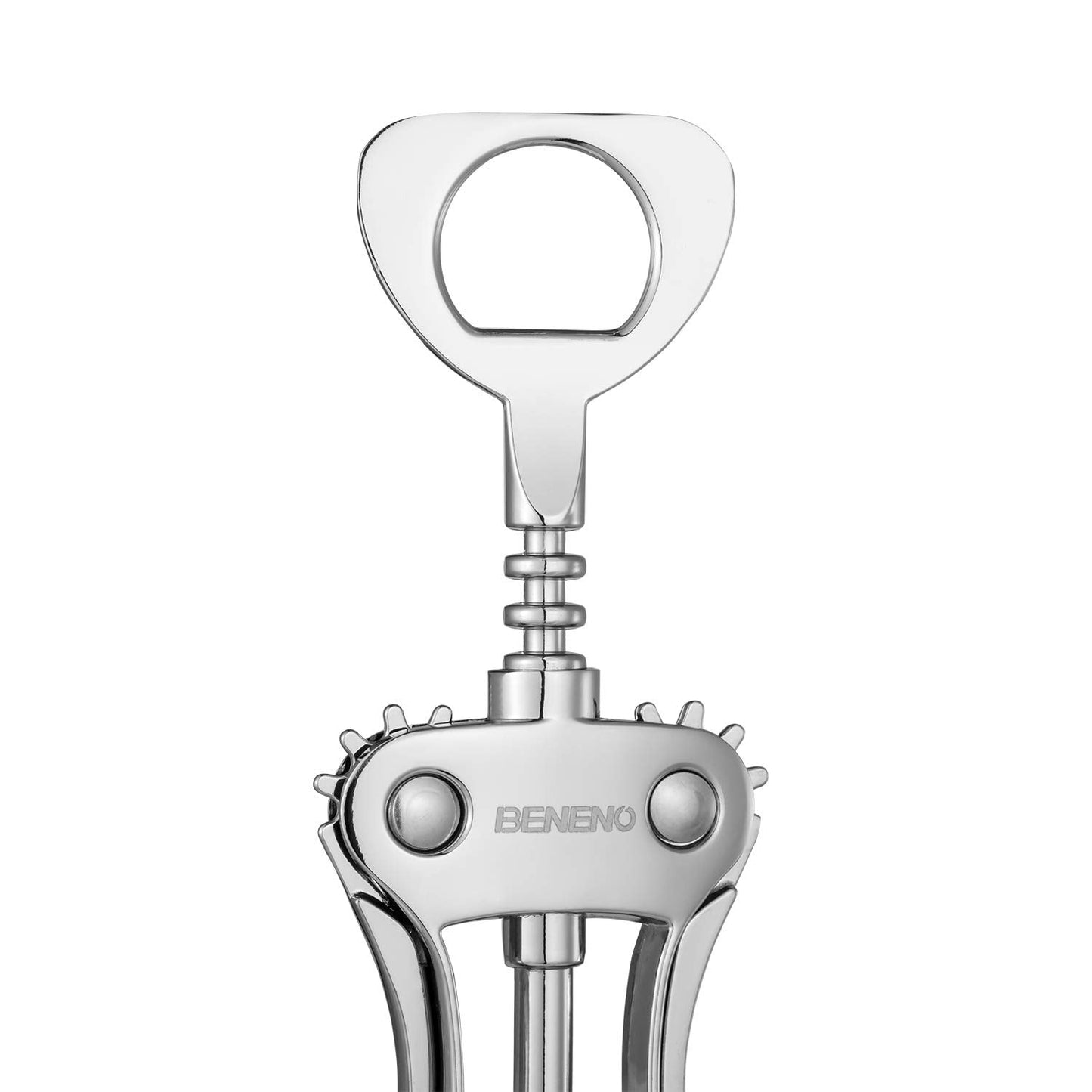 Wine Opener, BENENO Zinc Alloy Premium Wine Bottle Opener Wing Corkscrew with Multifunctional Corks and Caps Bottle Opener, Upgrade 🍁 All In One Marketplace Canada