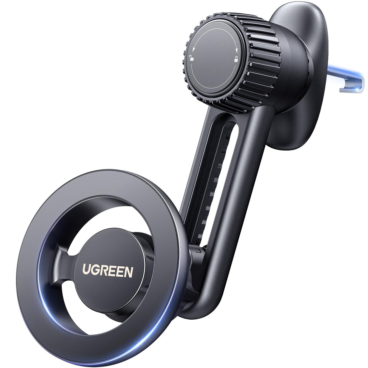 UGREEN Magsafe Phone Mount for Car, Not Blocking Air Vent, with 2 Metal Rings for All Phones Strengthen Magnetic Car Phone Holder Compatible with iPhone 17 16 15 Pro Max 14 13 12 Pro Mini MagSafe Case 🍁 All In One Marketplace Canada