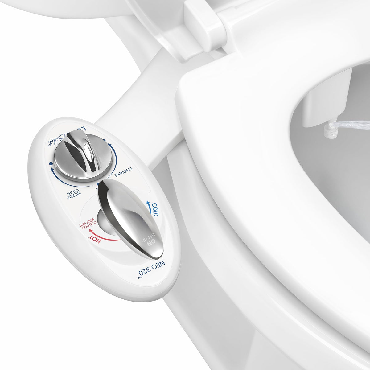 LUXE Bidet NEO 320 - Warm Water Bidet Attachment for Toilet Seat, White 🍁 All In One Marketplace Canada