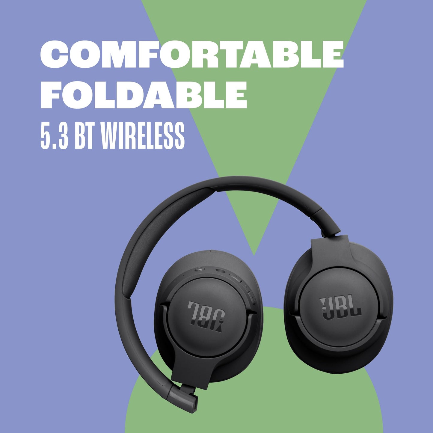 JBL Tune 720BT - Wireless Over-Ear Headphones with JBL Pure Bass Sound, Bluetooth 5.3, Up to 76H Battery Life and Speed Charge, Lightweight, Comfortable and Foldable Design (White) 🍁 All In One Marketplace Canada