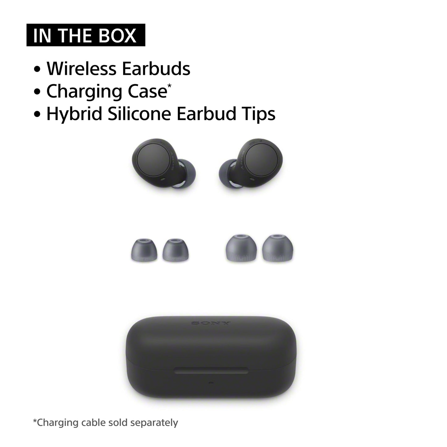 Sony WF-C510 Truly Wireless in-Ear Bluetooth Earbud Headphones with up to 22-Hour Battery, Multipoint-Connection, Mic and IPX4 Water Resistance, Black - New 🍁 All In One Marketplace Canada