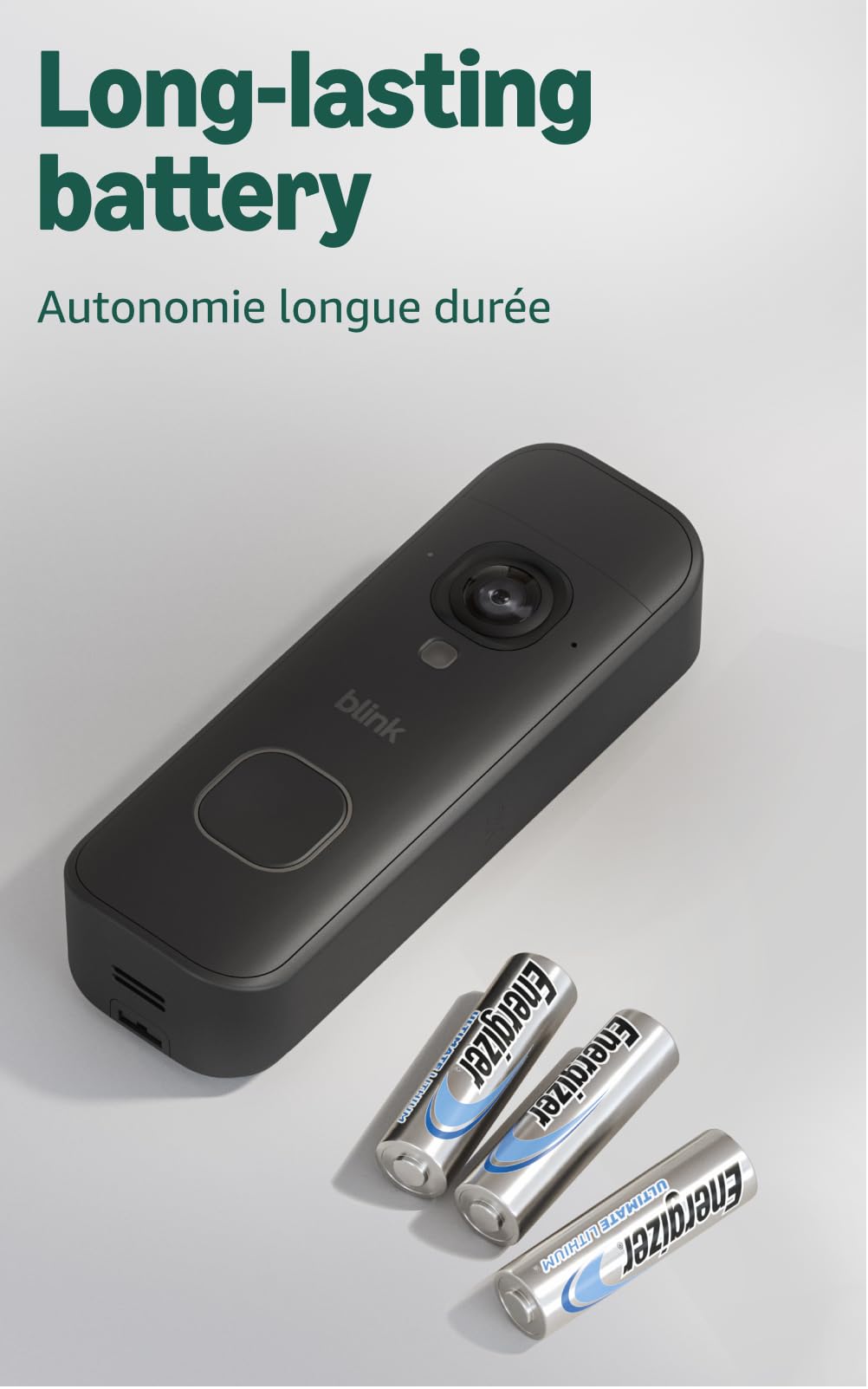 Blink Battery Doorbell 2K+ (newest model) — Wireless video doorbell, 2K video resolution, enhanced audio. Sync Module Core included – System (Black) 🍁 All In One Marketplace Canada