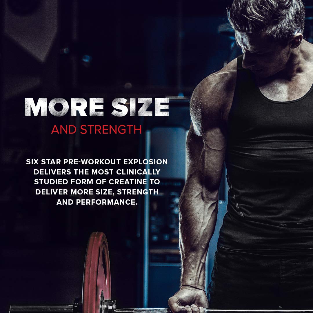 Six Star Pre-Workout Explosion for Men & Women, Fruit Punch (30 Servings) 🍁 All In One Marketplace Canada