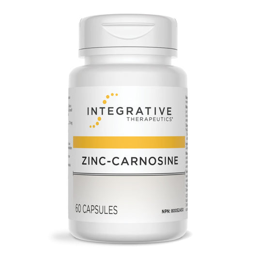 Integrative Therapeutics Zinc Carnosine – Premium Zinc Supplement – 75mg of Zinc Carnosine – Factor in the Maintenance of Good Health - PepZin GI – 60 Capsules 🍁 All In One Marketplace Canada