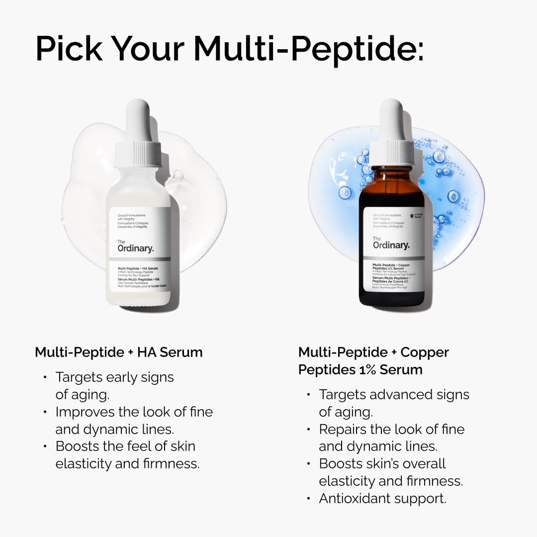 The Ordinary Multi-Peptide + Copper Peptides 1%, GHK-Cu Anti-Aging Serum for Fine Lines and Skin Elasticity, 30 ml 🍁 All In One Marketplace Canada