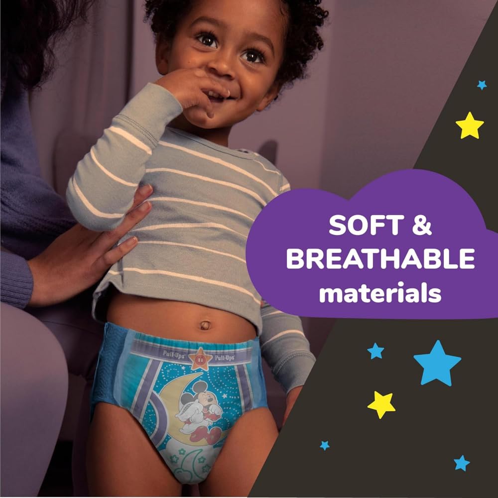Huggies Size 5 Diapers, Boys Potty Training Underwear, Easy Open Training Pants 3T-4T, Pull-Ups Night-Time for Toddlers, 60ct, Giga Pack (Packaging May Vary) 🍁 All In One Marketplace Canada