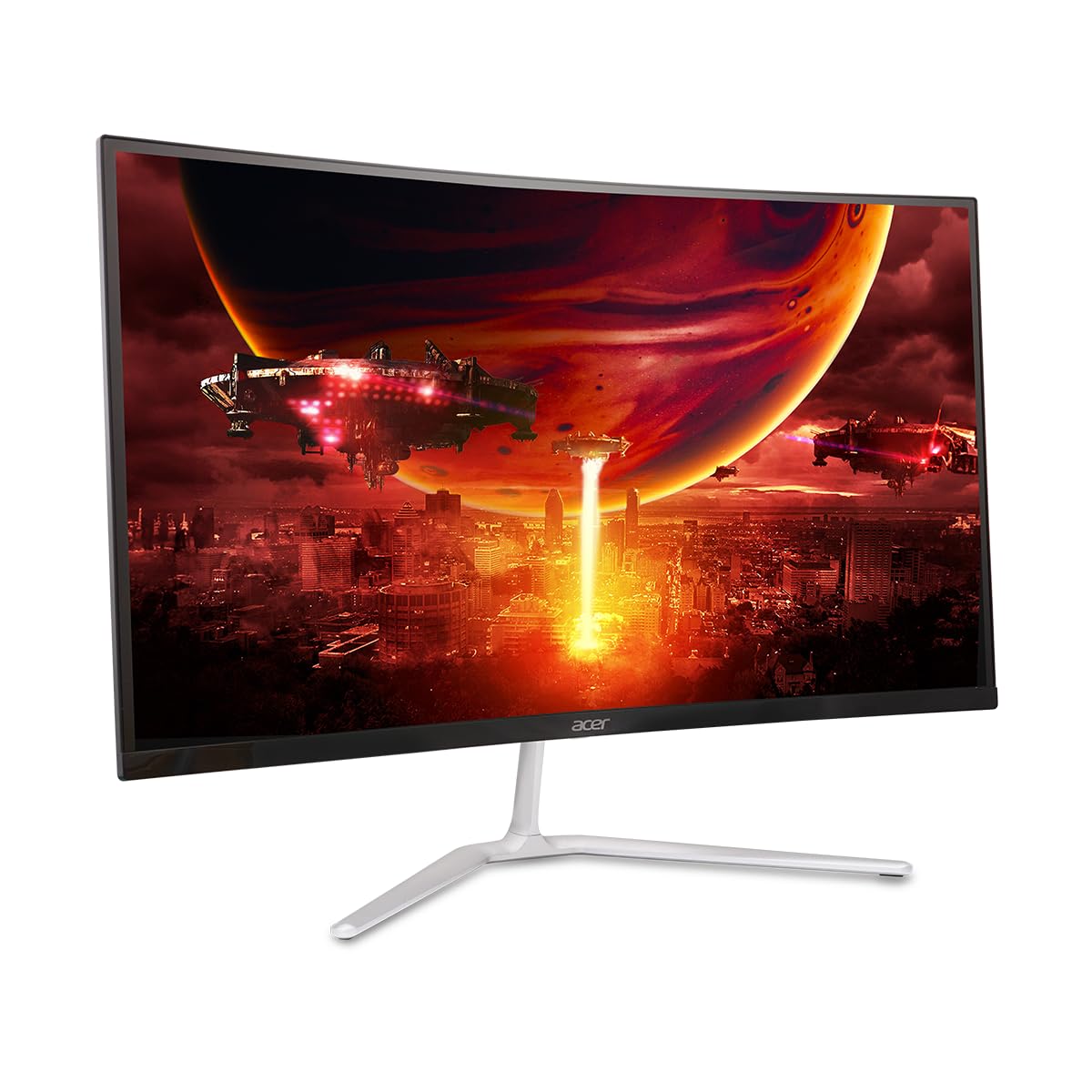Acer EDA270U Pbmiipx 27" WQHD (2560 x 1440) 1500R Curved Widescreen Gaming Display | AMD FreeSync Premium | 1ms (VRB) | up to 170Hz Refresh | HDR 10 | 2 Speakers | Display Port and HDMI Cable Incl. 🍁 All In One Marketplace Canada