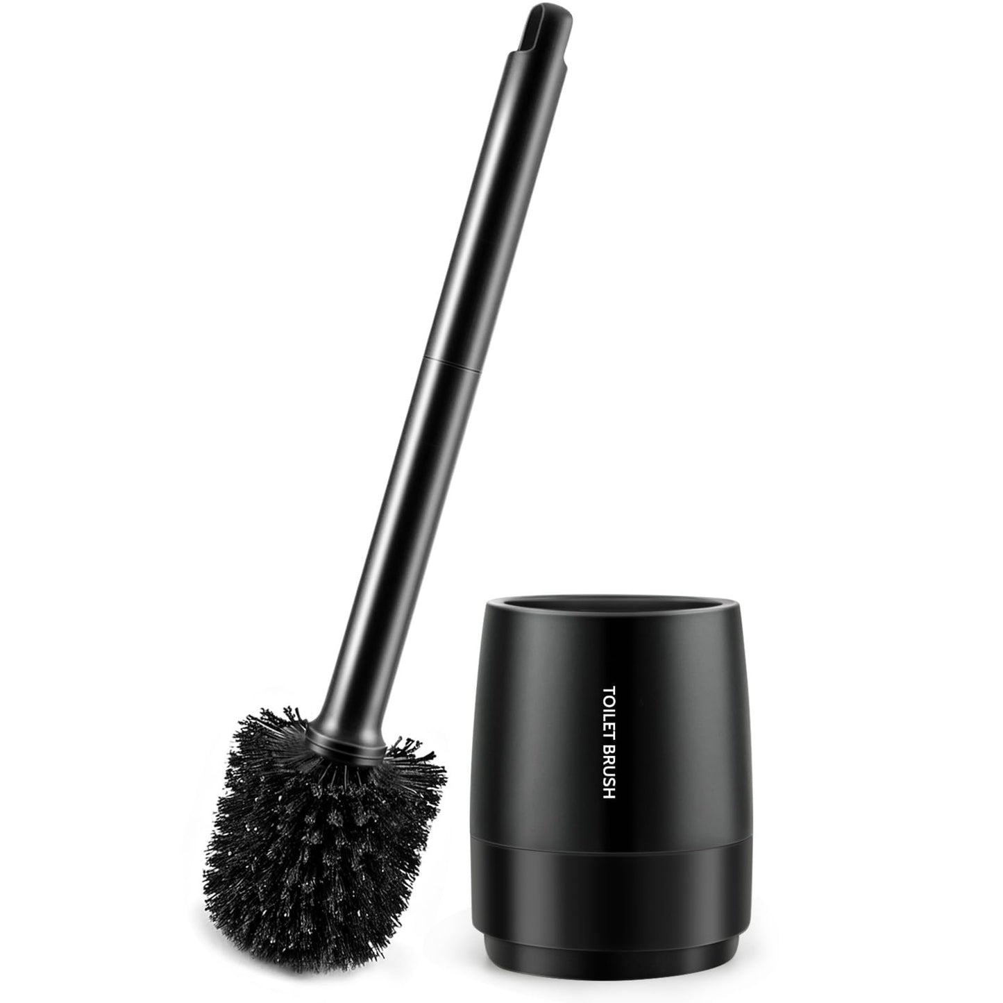 Toilet Brush Toilet Bowl Cleaner Brush and Holder with Dense Durable Scrubbing Bristles Black Toilet Scrubber for Bathroom Deep Cleaning 🍁 All In One Marketplace Canada