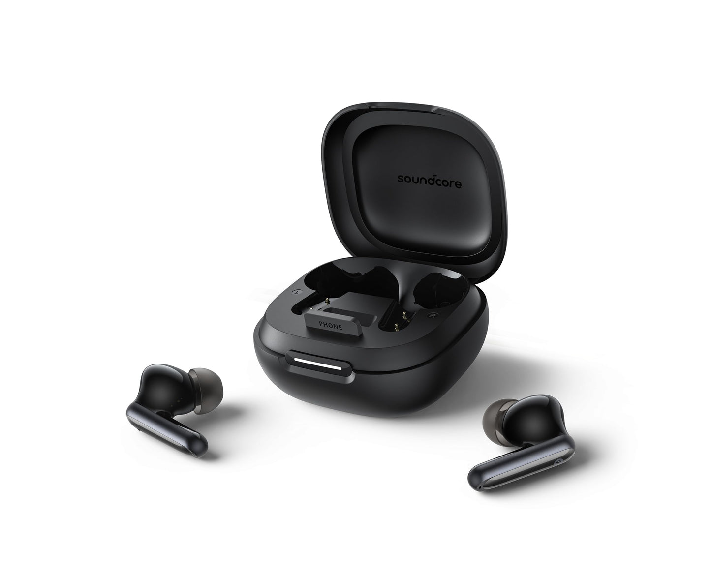 soundcore P40i by Anker, Noise Cancelling Wireless Earbuds, Adaptive Noise Cancelling to Environments, Heavy Bass, 60H Playtime, 2-in-1 Case and Phone Stand, IPX5, Wireless Charging, Bluetooth 5.3 🍁 All In One Marketplace Canada
