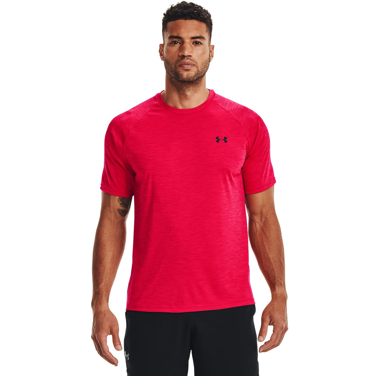 Under Armour Men's Velocity 2.0 Short Sleeve T Shirt, (600) Red / / Black, Medium 🍁 All In One Marketplace Canada