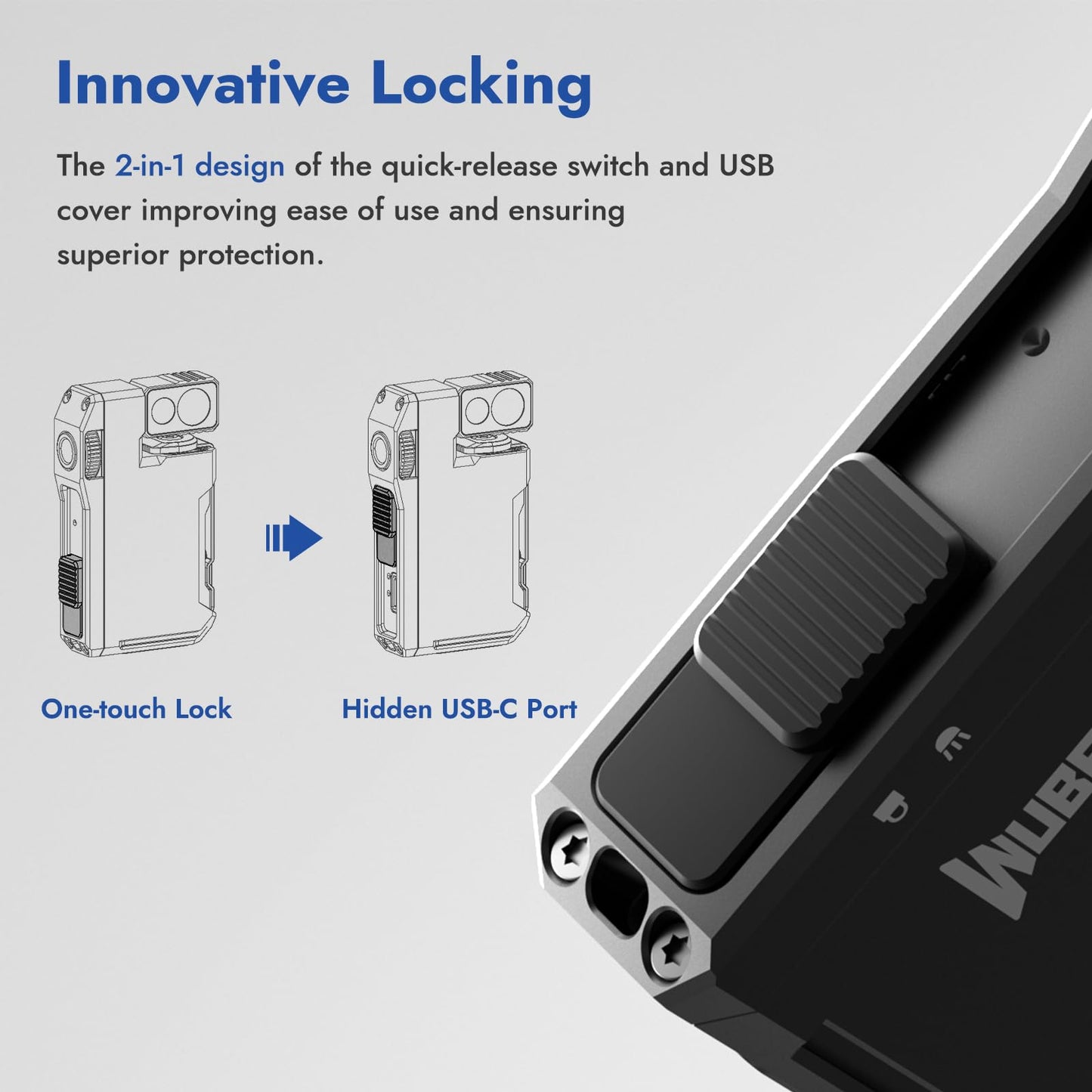 WUBEN G5 Flashlight Rechargeable, Mini EDC Flashlight Camping, Torch Light 🍁 All In One Marketplace Canada