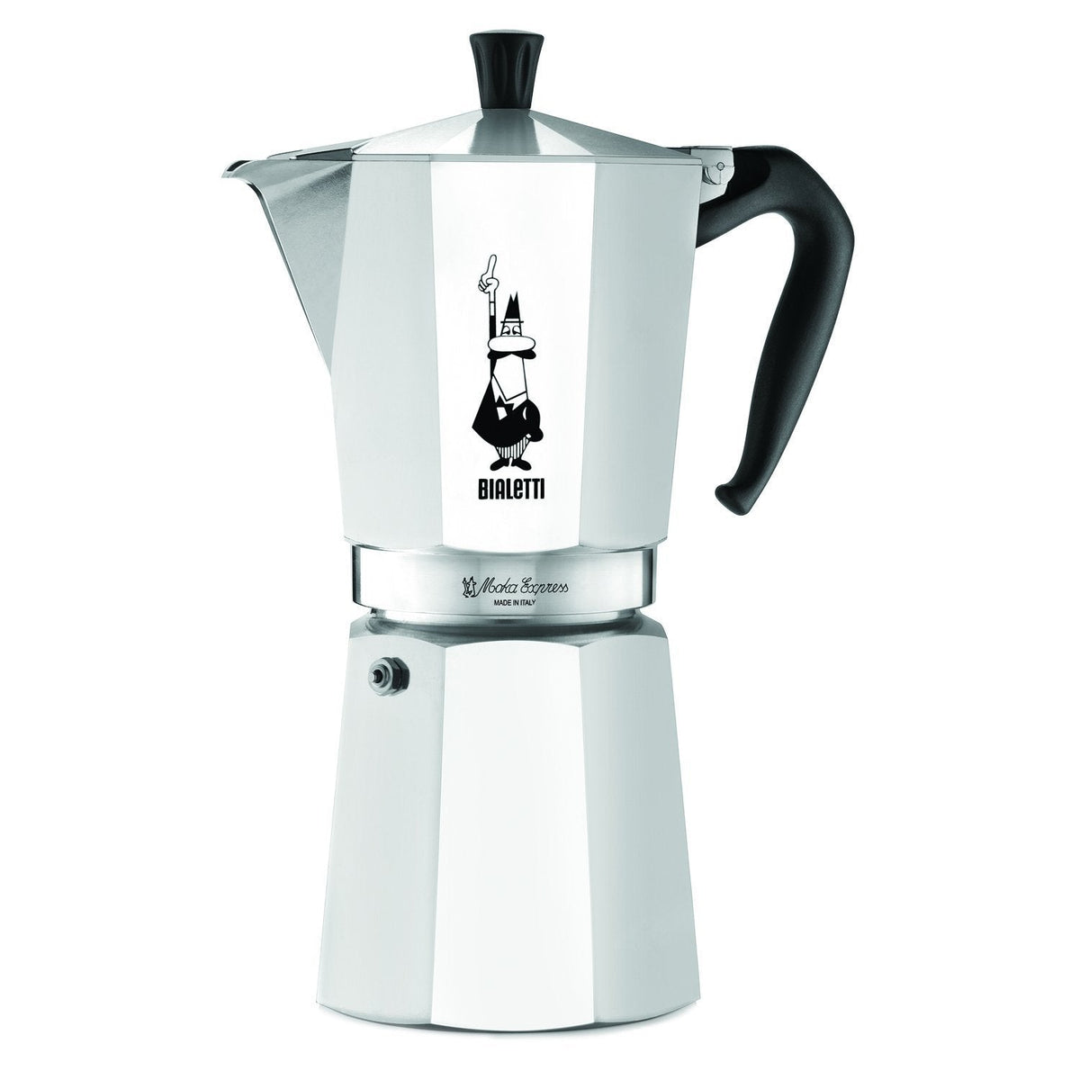 BIALETTI - Moka Express: Iconic Stovetop Espresso Maker, Makes Real Italian Coffee, Moka Pot 12 Cups (22 Oz - 670 Ml), Aluminium, Silver 🍁 All In One Marketplace Canada