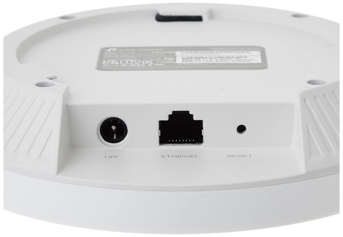 Omada EAP650 AX3000 Ceiling Mount WiFi 6 Access Point, Dual-Band 2402 Mbps + 574 Mbps, 1× Gigabit PoE+ Port, 802.3at PoE/DC Power, Omada Mesh, Seamless Roaming, WPA3, Cloud Managed 🍁 All In One Marketplace Canada