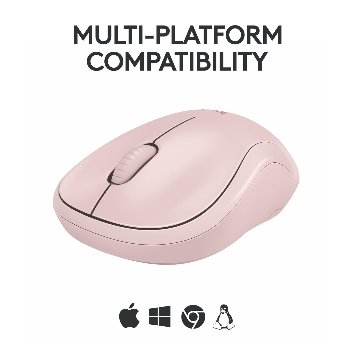 Logitech M240 Silent Bluetooth Mouse, Wireless, Compact, Portable, Smooth Tracking, 18-Month Battery, for Windows, macOS, ChromeOS, Compatible with PC, Mac, Laptop, Tablets - Rose 🍁 All In One Marketplace Canada
