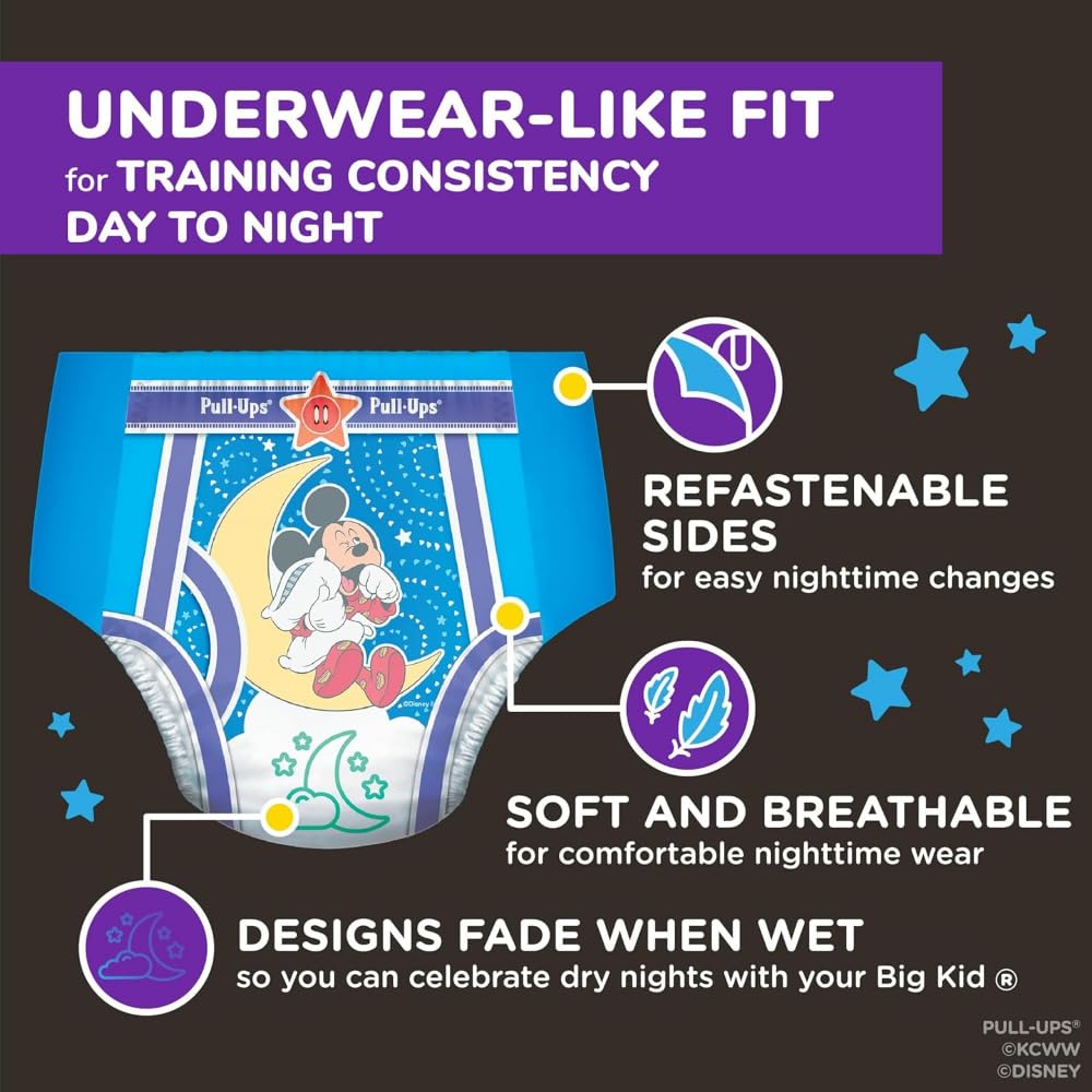 Huggies Size 5 Diapers, Boys Potty Training Underwear, Easy Open Training Pants 3T-4T, Pull-Ups Night-Time for Toddlers, 60ct, Giga Pack (Packaging May Vary) 🍁 All In One Marketplace Canada
