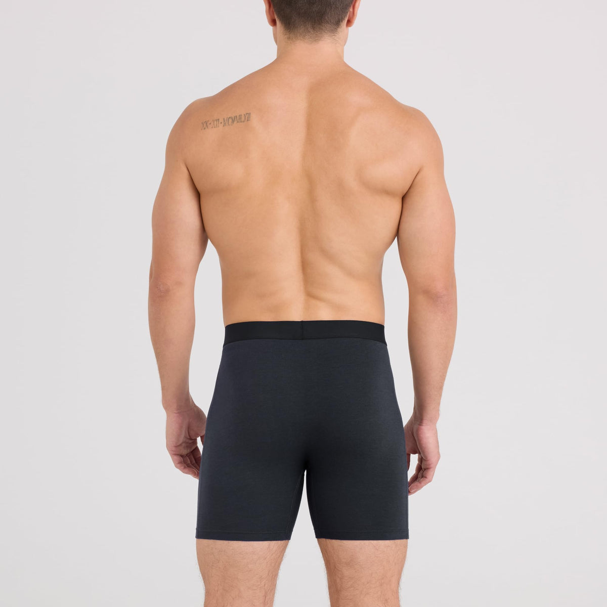 SAXX Underwear Co. Men's Core Cotton Boxer Brief Fly 3-Pack, Black/Shade/Dark Denim, X-Large 🍁 All In One Marketplace Canada