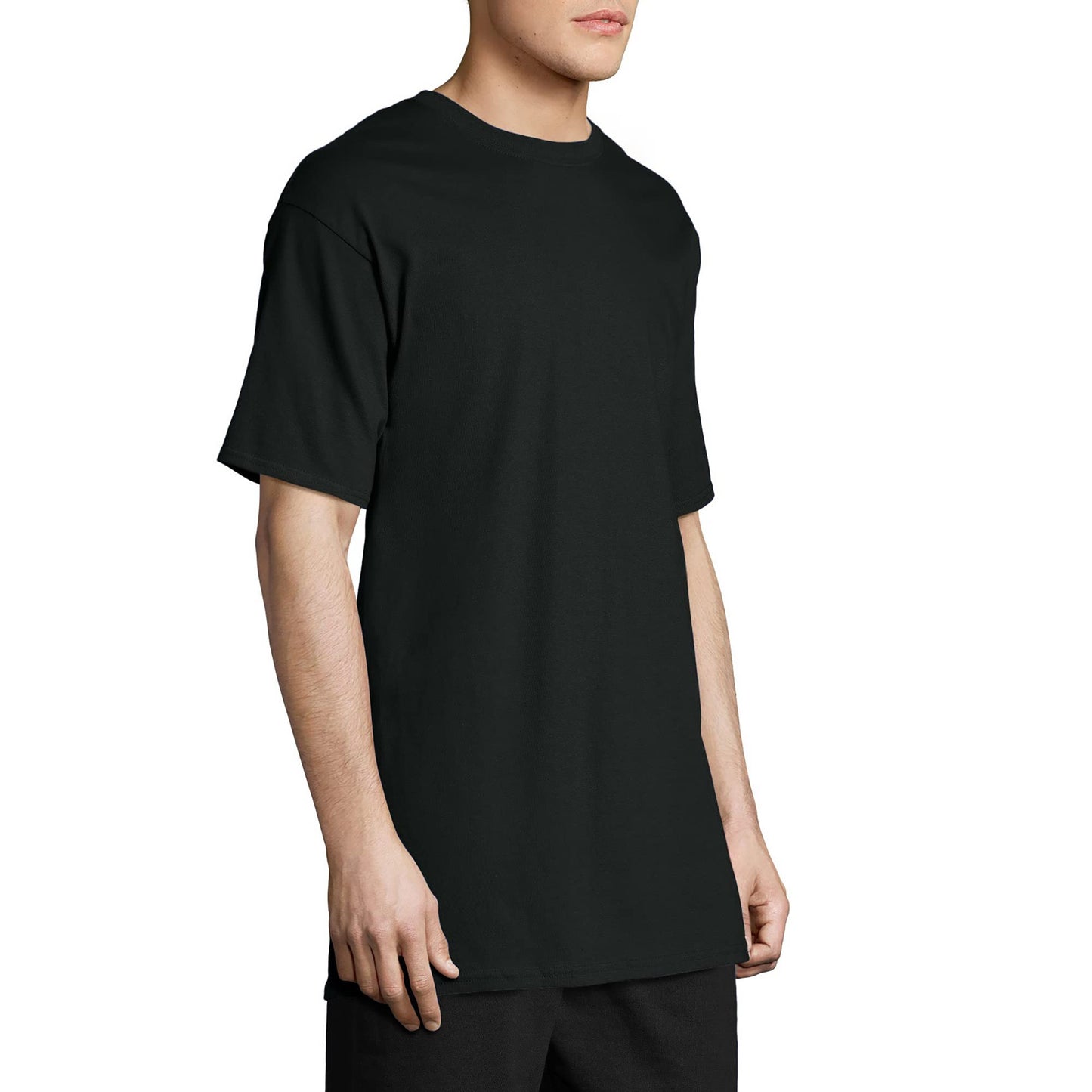 Hanes Men's Short Sleeve Beefy-T (Pack of 2), Black, 3X-Large 🍁 All In One Marketplace Canada