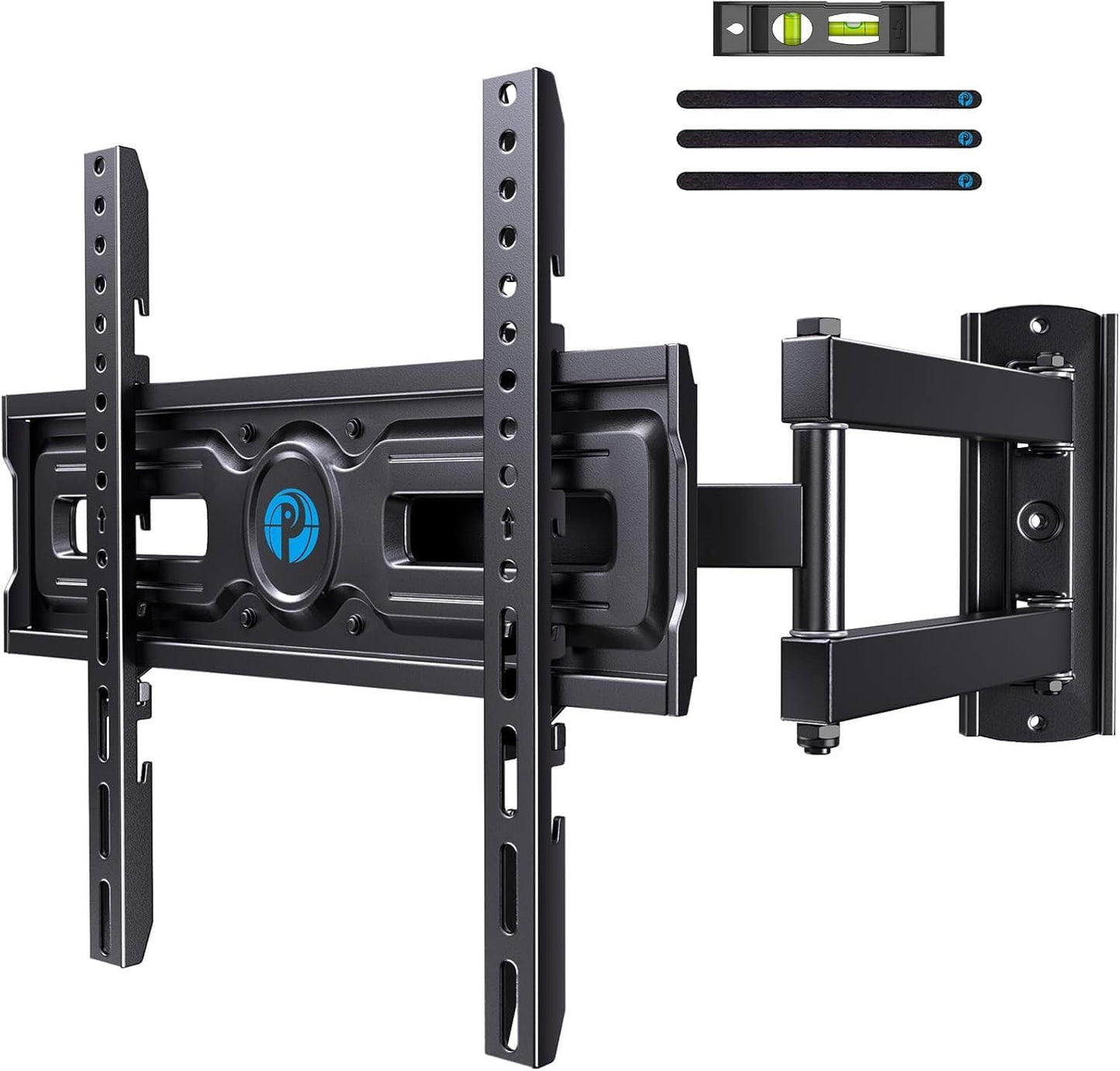 Pipishell Full Motion TV Wall Mount for 26-65 Inch TVs up to 77 lbs, Height Adjustable Corner Wall Mount Bracket with Articulating Arm, Swivel Extension Tilt, Max VESA 400x400mm, PIMF9 🍁 All In One Marketplace Canada
