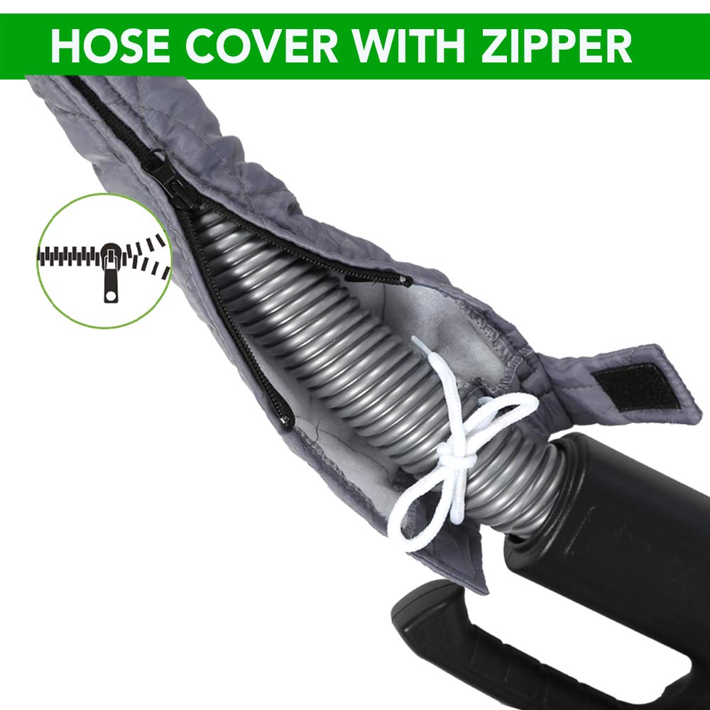 OVO Universal Padded Hose Cover, Fits All 30 to 32 ft Central Vacuum Hose, Machine Washable, Easy to Install with Zipper 🍁 All In One Marketplace Canada