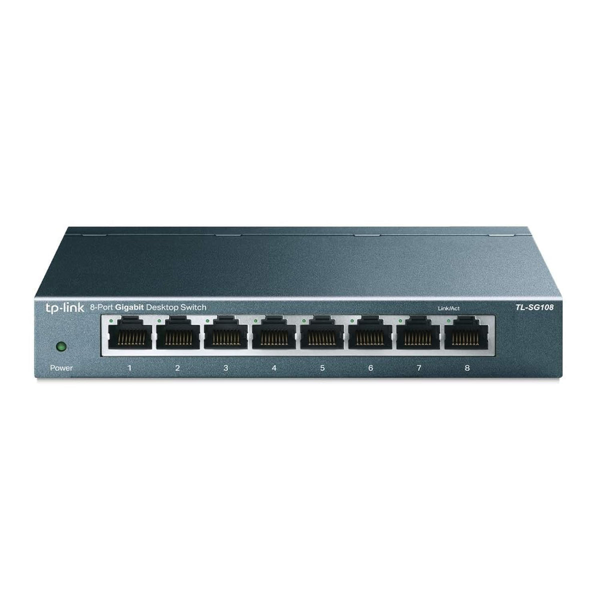 TP-Link TL-SG108 | 8 Port Gigabit Unmanaged Ethernet Network Switch, Ethernet Splitter | Plug & Play | Fanless Metal Design | Shielded Ports | Traffic Optimization | Limited Lifetime Protection 🍁 All In One Marketplace Canada