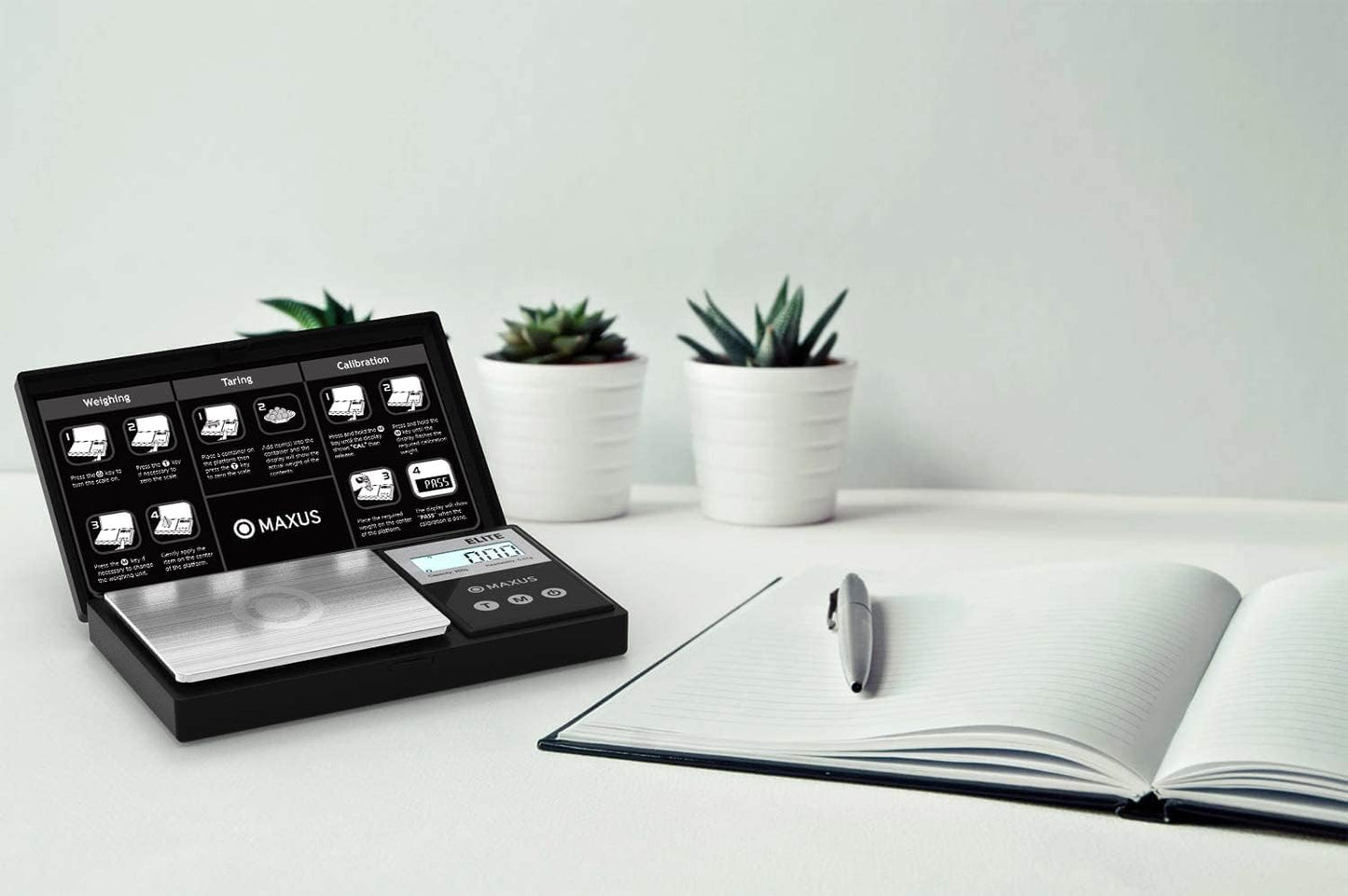 MAXUS Precision Pocket Scale 500g x 0.01g, Digital Gram Scale with Tray, Small Food Scale, Jewelry Scale, Ounces Grains Scale with Backlit LCD 🍁 All In One Marketplace Canada