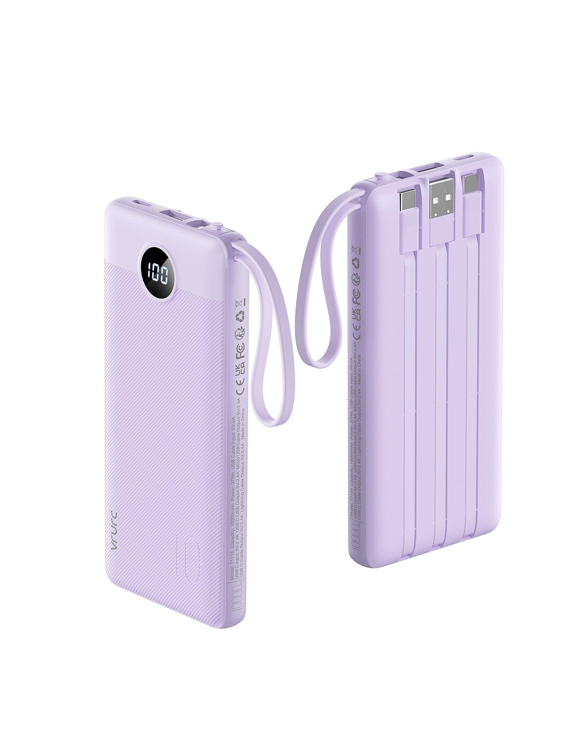 VRURC Portable Charger Power Bank, 10000mAh Travel Essentials Battery Pack 🍁 All In One Marketplace Canada