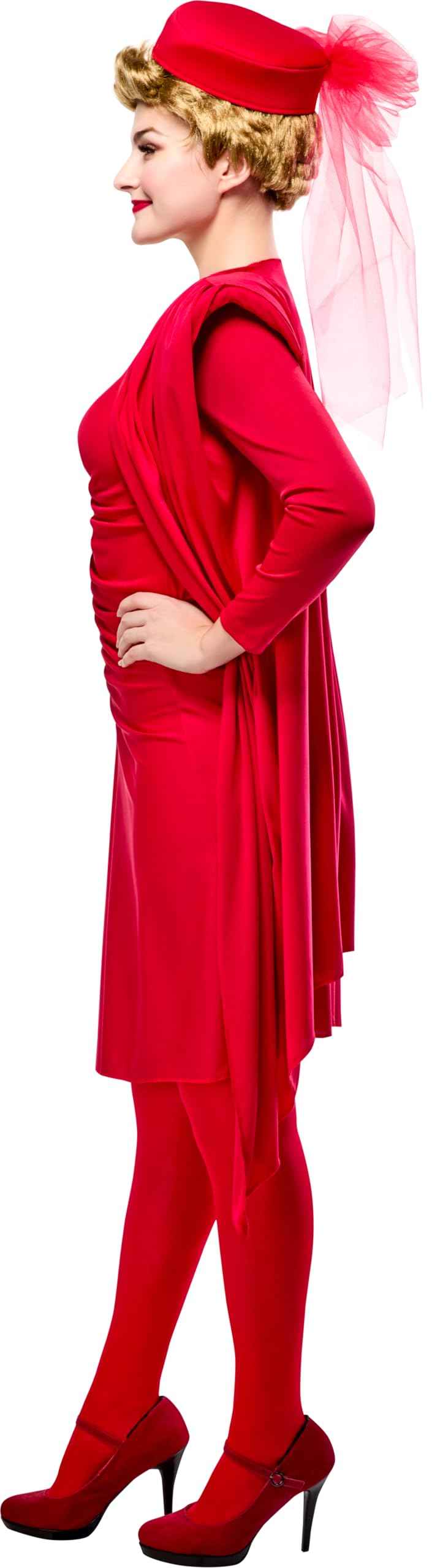 Rubies Women's Golden Girls Blanche Costume Set with Wig, Large, TV Show Look Perfect for Halloween, Parties, and More