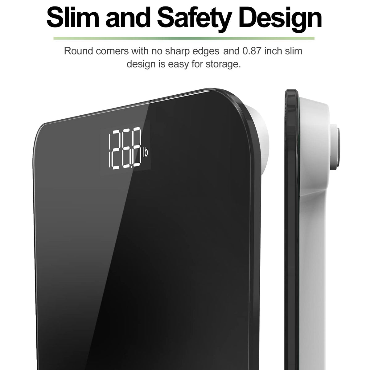 RENPHO Scale for Body Weight, Bathroom Weighing Scale with Backlit LED Display, Highly Accurate & Measures Weight up to 400 lb/180kg, Black-Core 1S (Black) 🍁 All In One Marketplace Canada