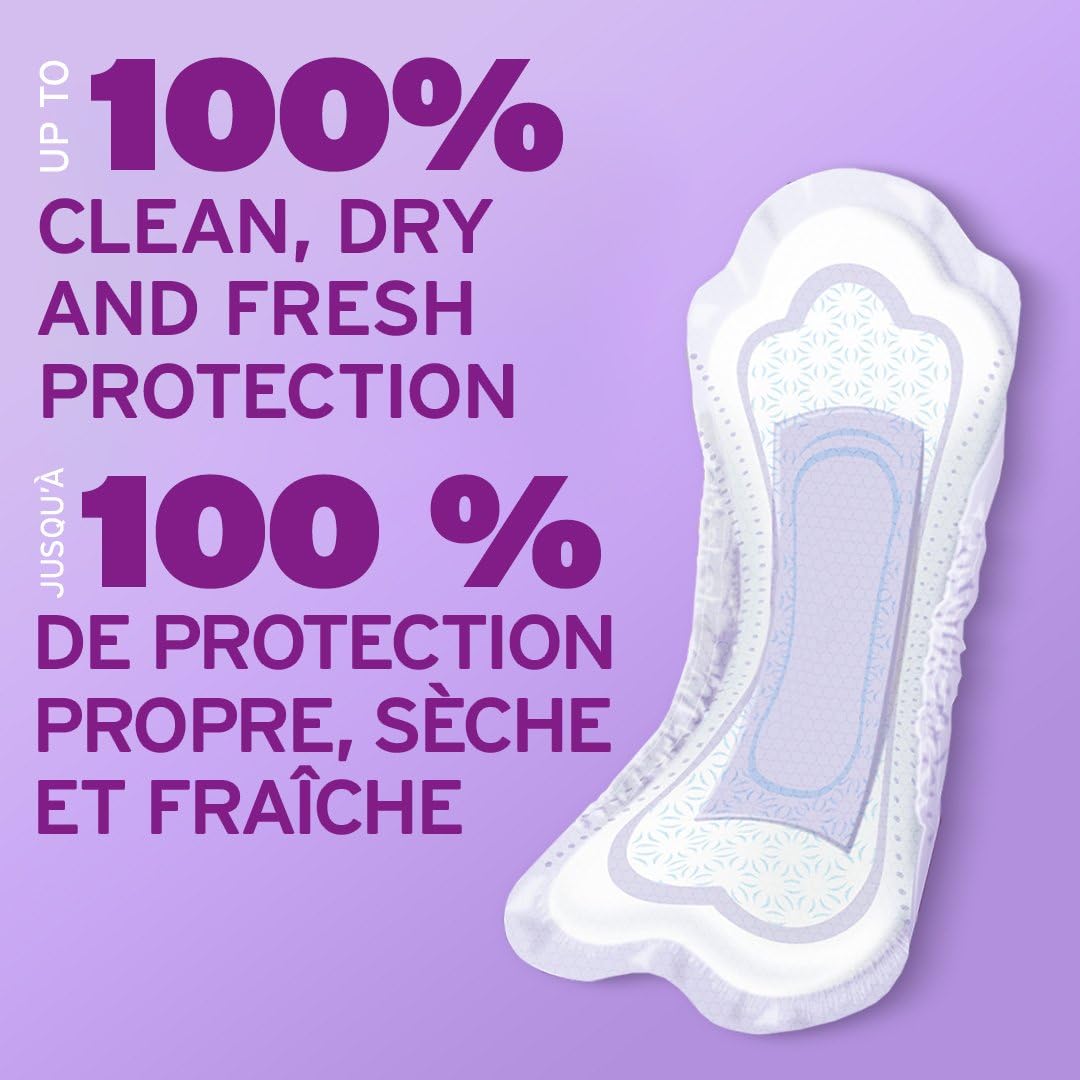 Poise Daily Postpartum Incontinence Panty Liners, Very Light Absorbency, Long, 114 Count 🍁 All In One Marketplace Canada