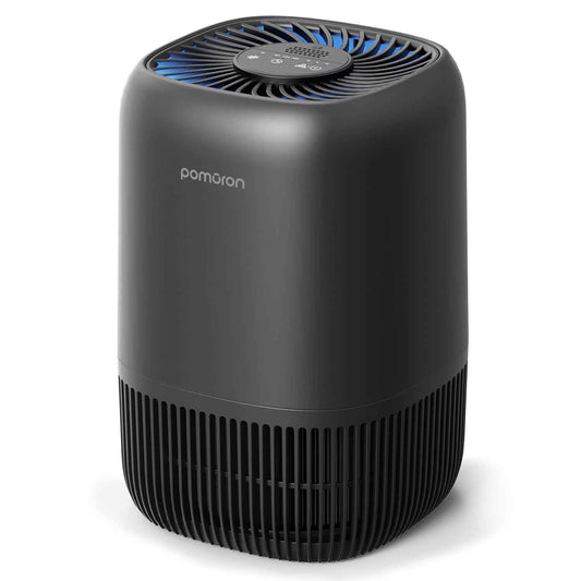 Air Purifiers for Bedroom Home, Air Filter with Fragrance Sponge, H13 True HEPA Filter for Smoke, Allergies, Pollen, Pet Dander, Odor, Dust, Portable Air Purifier for Bedroom Office, MJ012H (BLACK) 🍁 All In One Marketplace Canada